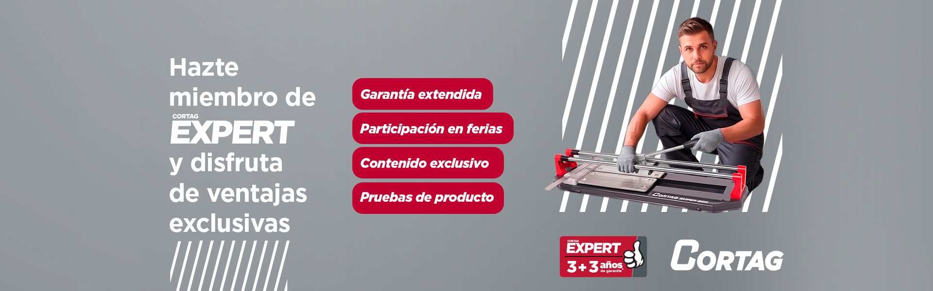 Current Cortag Expert banner, desktop